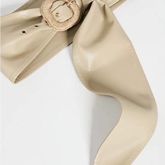 Nanushka DAE RUSTIC Vegan leather belt - Pebble - Picture 5 of 5